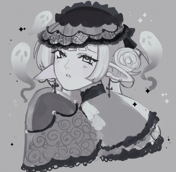 Gift 🤍 Art by Tsukiyomi