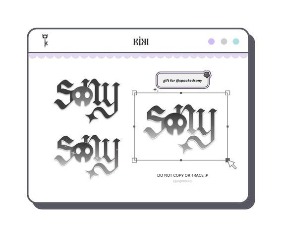 Gift 🤍 Logo by kqpisun