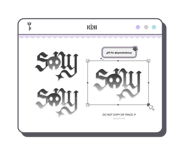 Gift 🤍 Logo by kqpisun